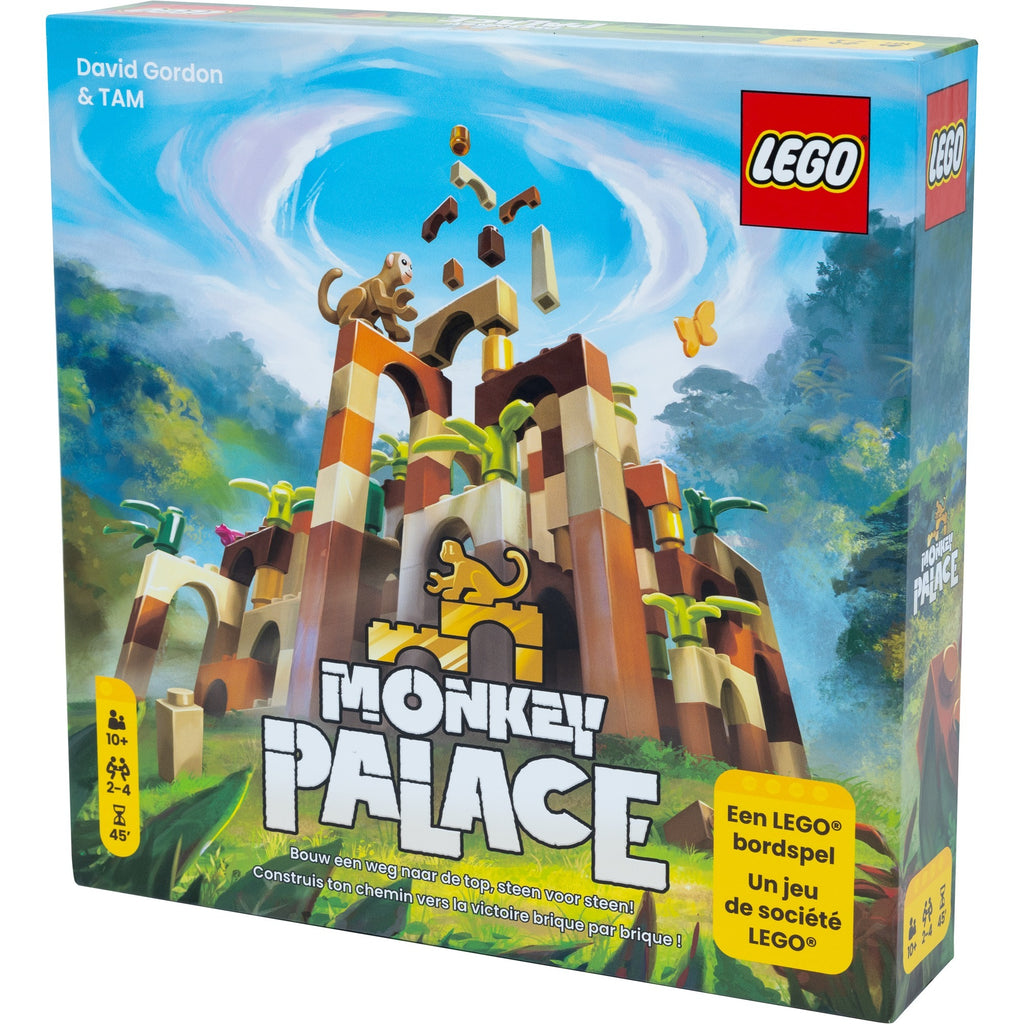 Asmodee lego® monkey palace bordspel (frans nederlands, 2 - 4 spelers, 45 minuten, vanaf 10 jaar)