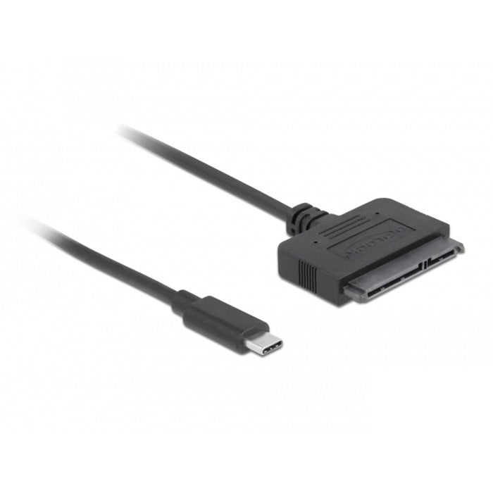 Delock usb type-c converter to 22 pin sata 6 gb s (zwart)