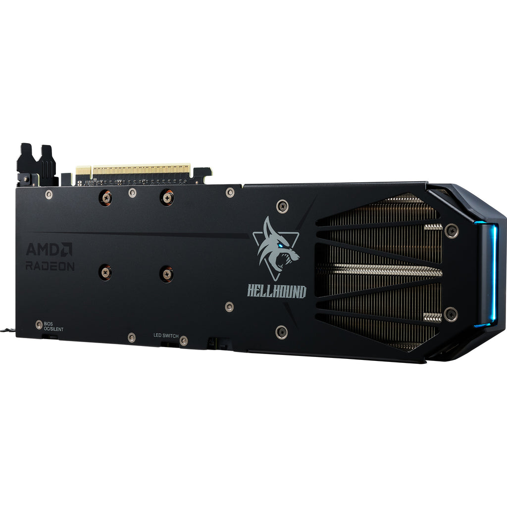Powercolor radeon rx 9060 xt hellhound 8gb grafische kaart (2x displayport, 1x hdmi)