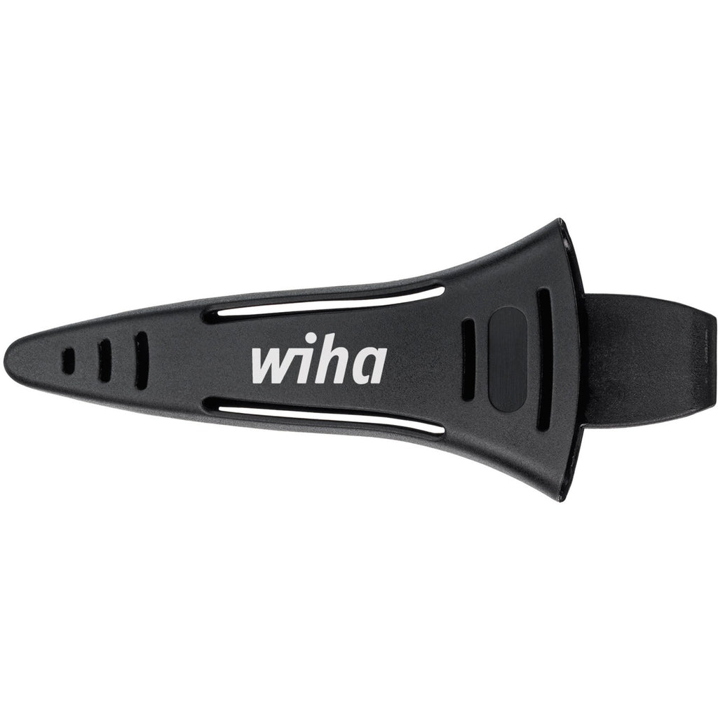 Wiha elektriciensschaar (zwart rood, met krimpfunctie)