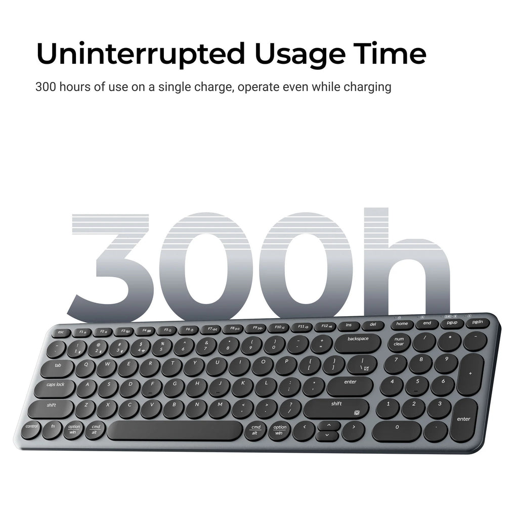 Keychron b4 pro-k8 toetsenbord (wit, us lay-out (qwerty), scissor switches, 96%, abs keycaps, 2.4 ghz | bluetooth | usb)