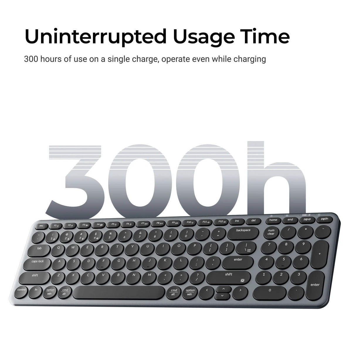 Keychron b4 pro-k8 toetsenbord (wit, us lay-out (qwerty), scissor switches, 96%, abs keycaps, 2.4 ghz | bluetooth | usb)