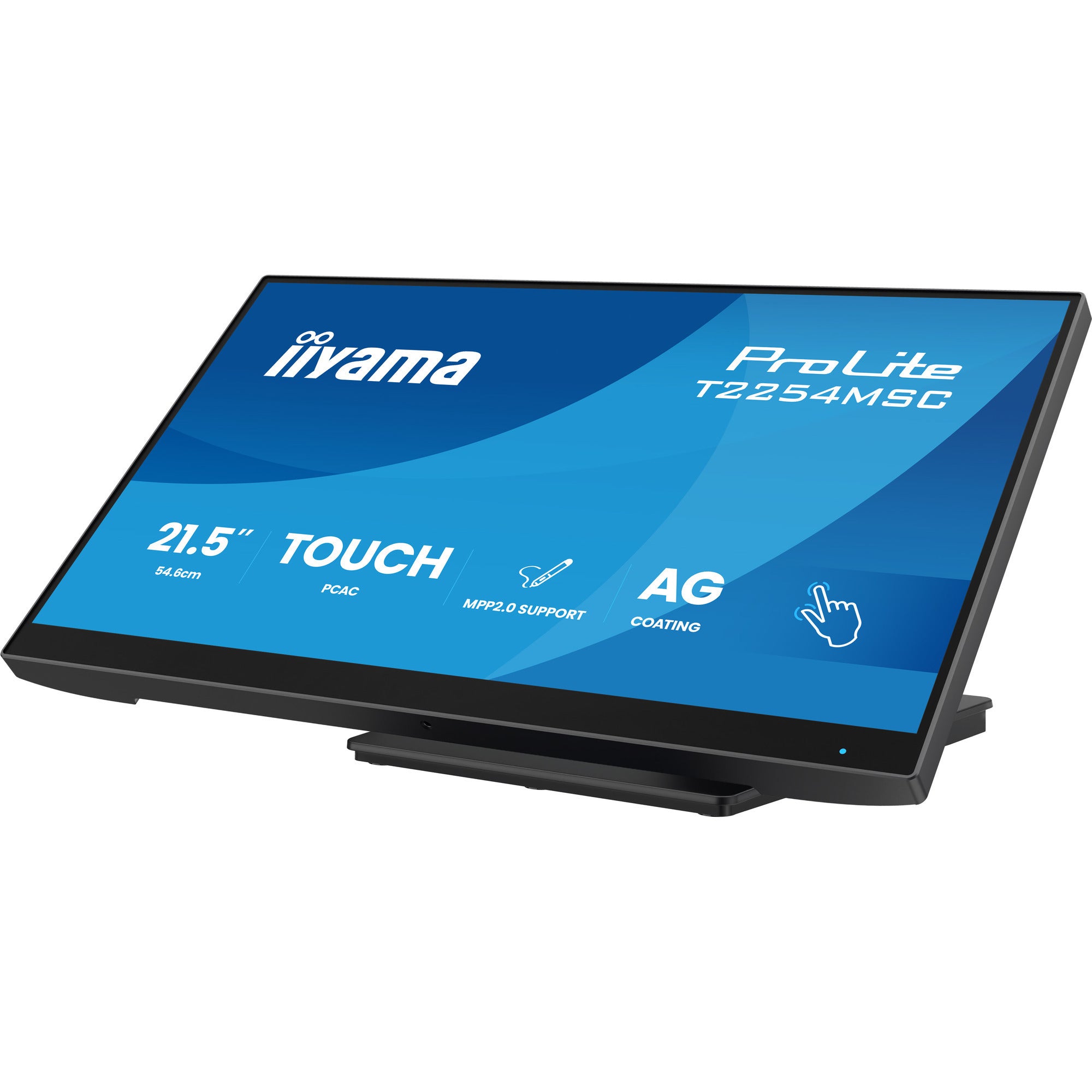 Iiyama prolite t2254msc-b2ag 21.5 touchscreen monitor (zwart, hdmi, displayport, vga, 2x usb-a, usb-b)