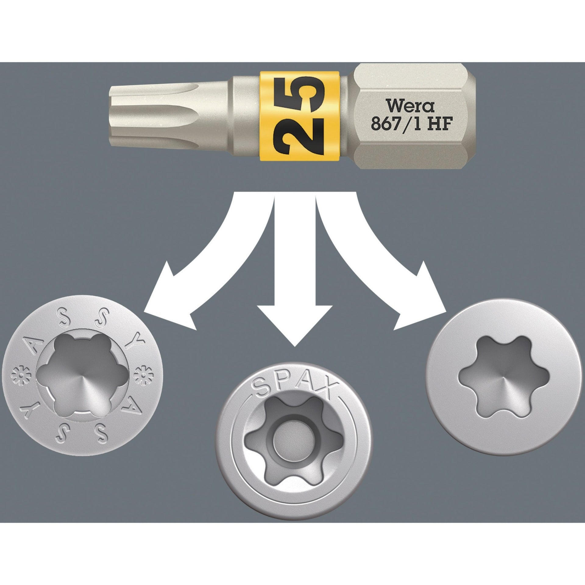 Wera bit-check 12 wood tx hf 1 bitset (12‑delig)