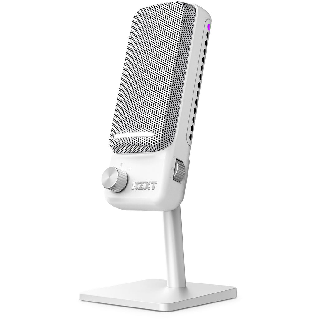 Nzxt capsule elite microfoon (wit, rgb, usb-c)