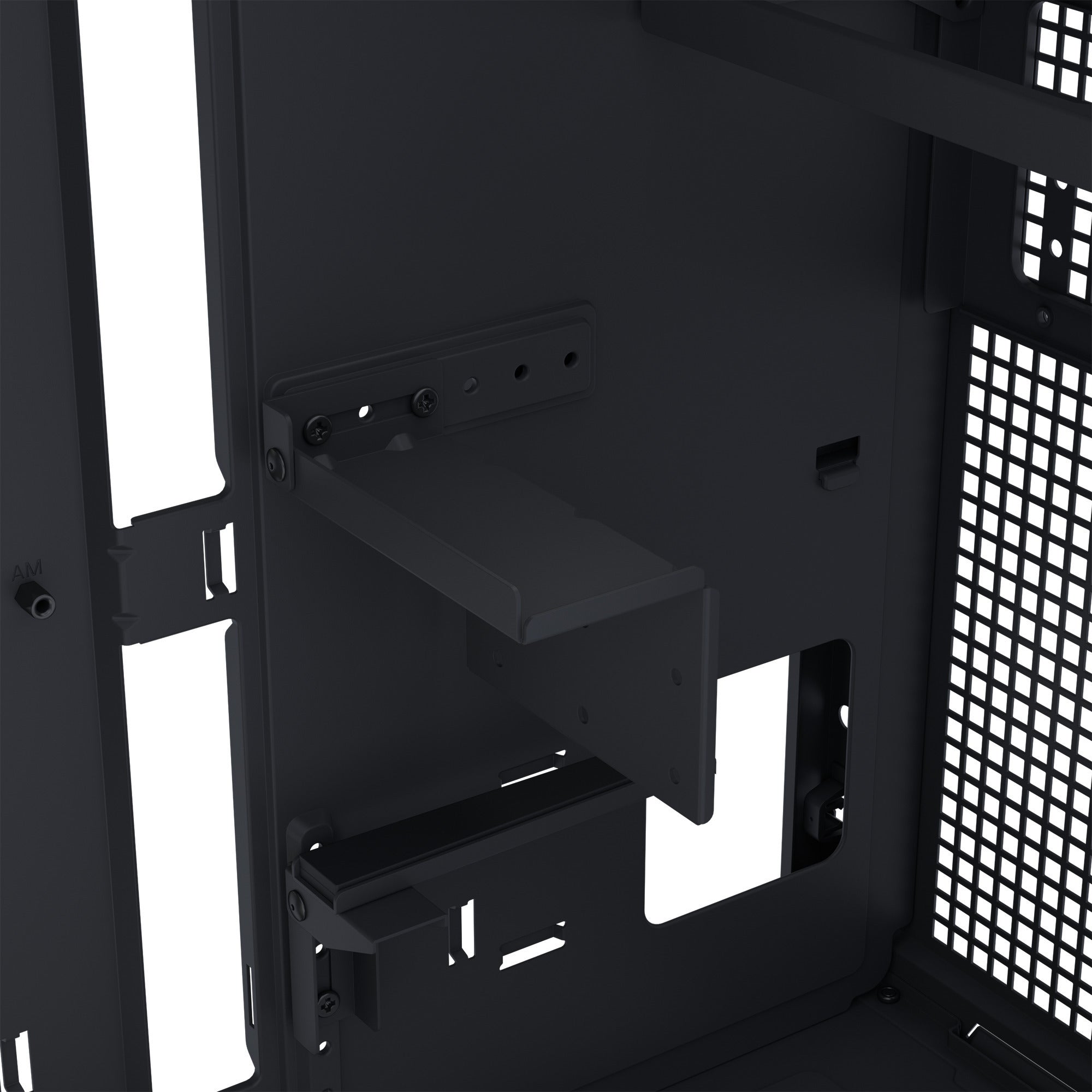 Asus prime ap303 - tempered glass panel midi tower behuizing (zwart | 2x usb-a | 1x usb-c | tempered glass)