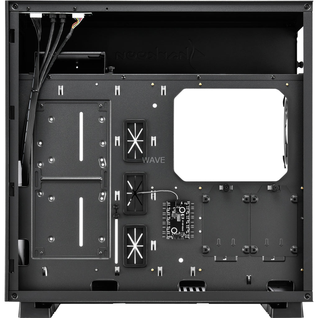 Sharkoon pure steel rgb midi tower behuizing (zwart | 2x usb-a | rgb | window)