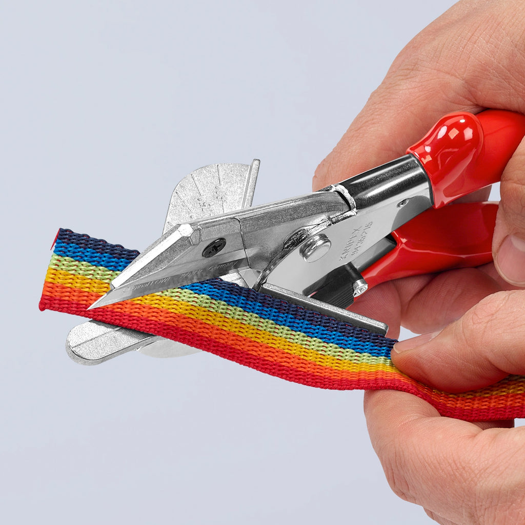 Knipex 94 35 215 versteksnijder voor kunststof- en rubberprofielen