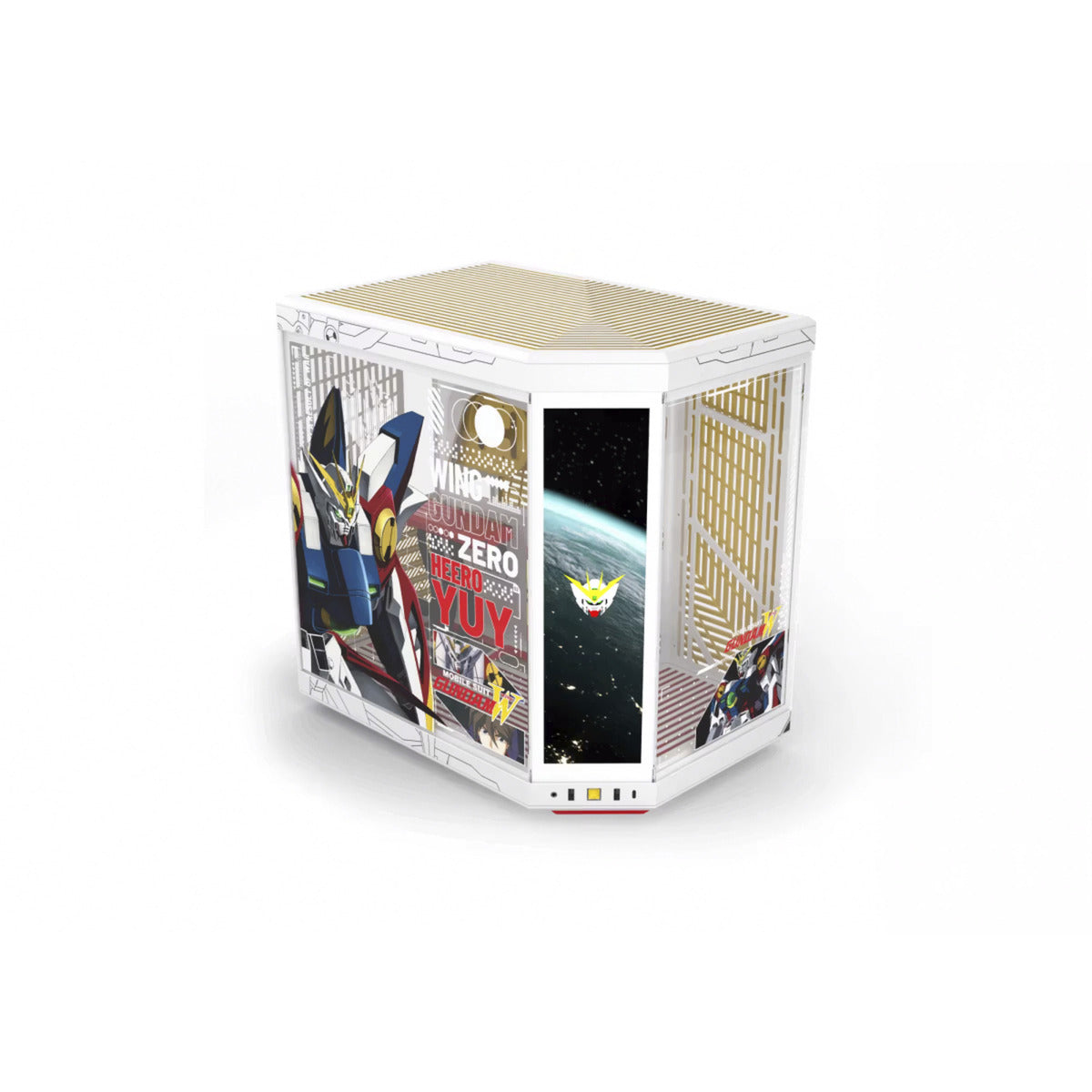 Hyte y70 touch infinite gundam wing midi tower behuizing (2x usb-a | 1x usb-c | tempered glass)