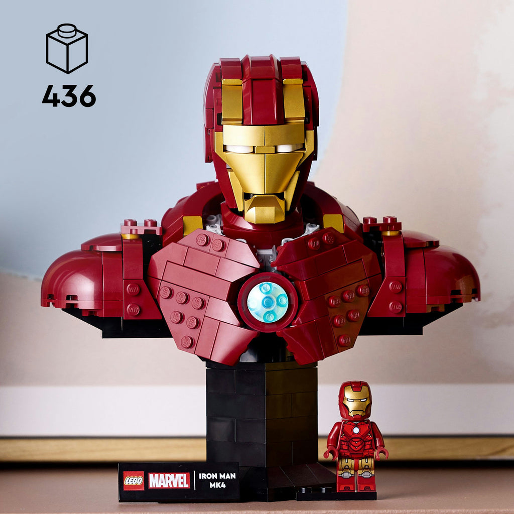 LEGO Superhelden Marvel 76327 Iron Man MK4 Büste