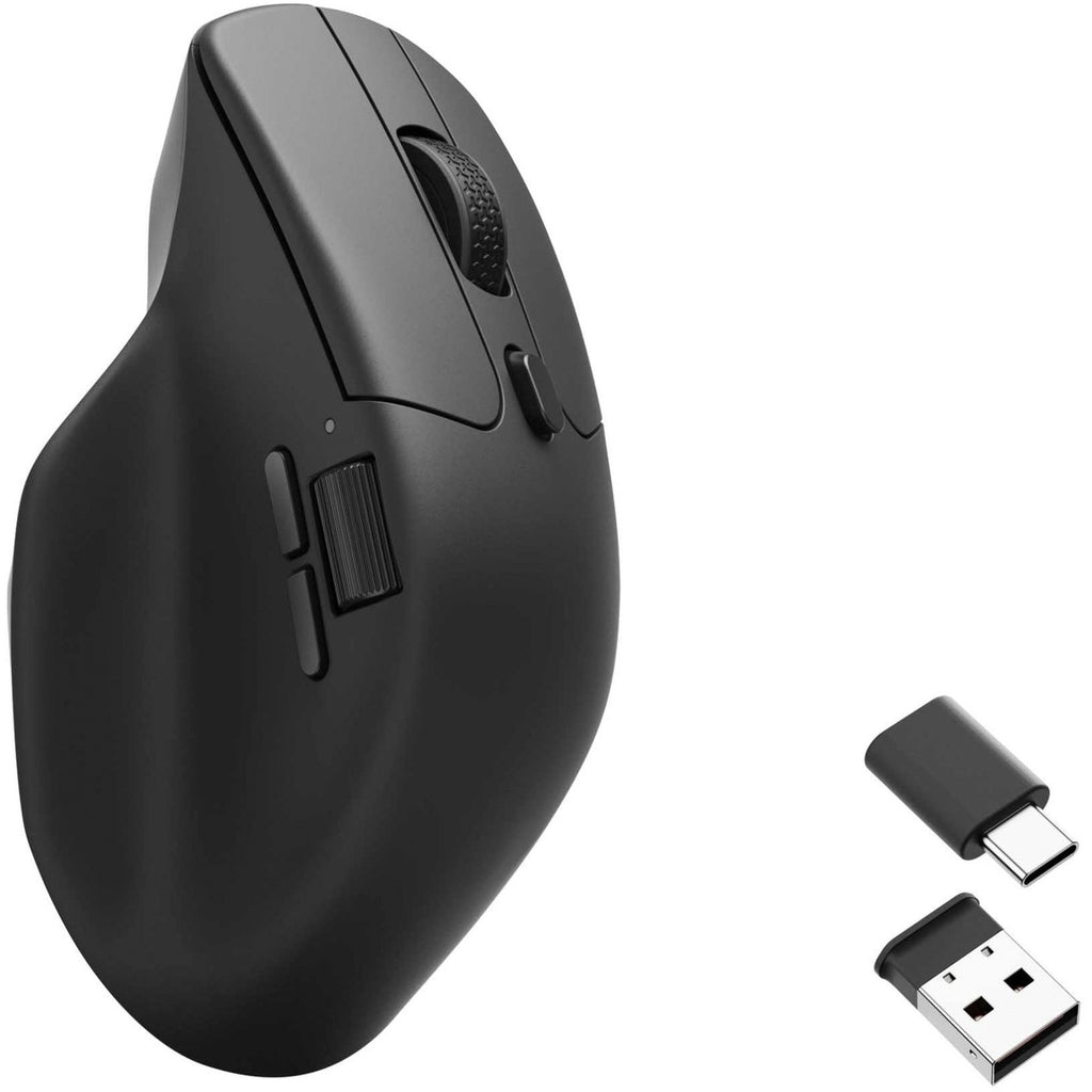 Keychron m6-a1 wireless mouse (zwart, 100 - 26000 dpi, usb-c bluetooth 5.1 2.4 ghz)