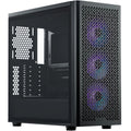 Cooler master elite 502 midi tower behuizing (zwart | 1x usb-a | 1x usb-c | rgb | tempered glass)