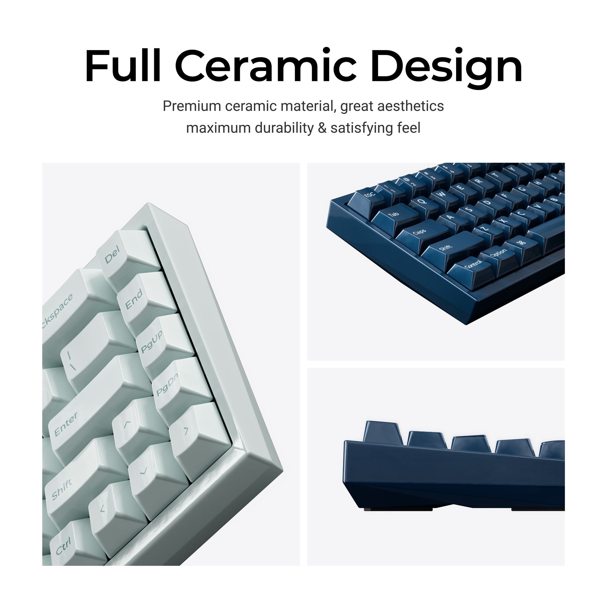 Keychron q16 he 8k magnetic switch keyboard (blauw, us lay-out (qwerty), ultra-fast lime, 65%, rgb, hot swap, 8k)