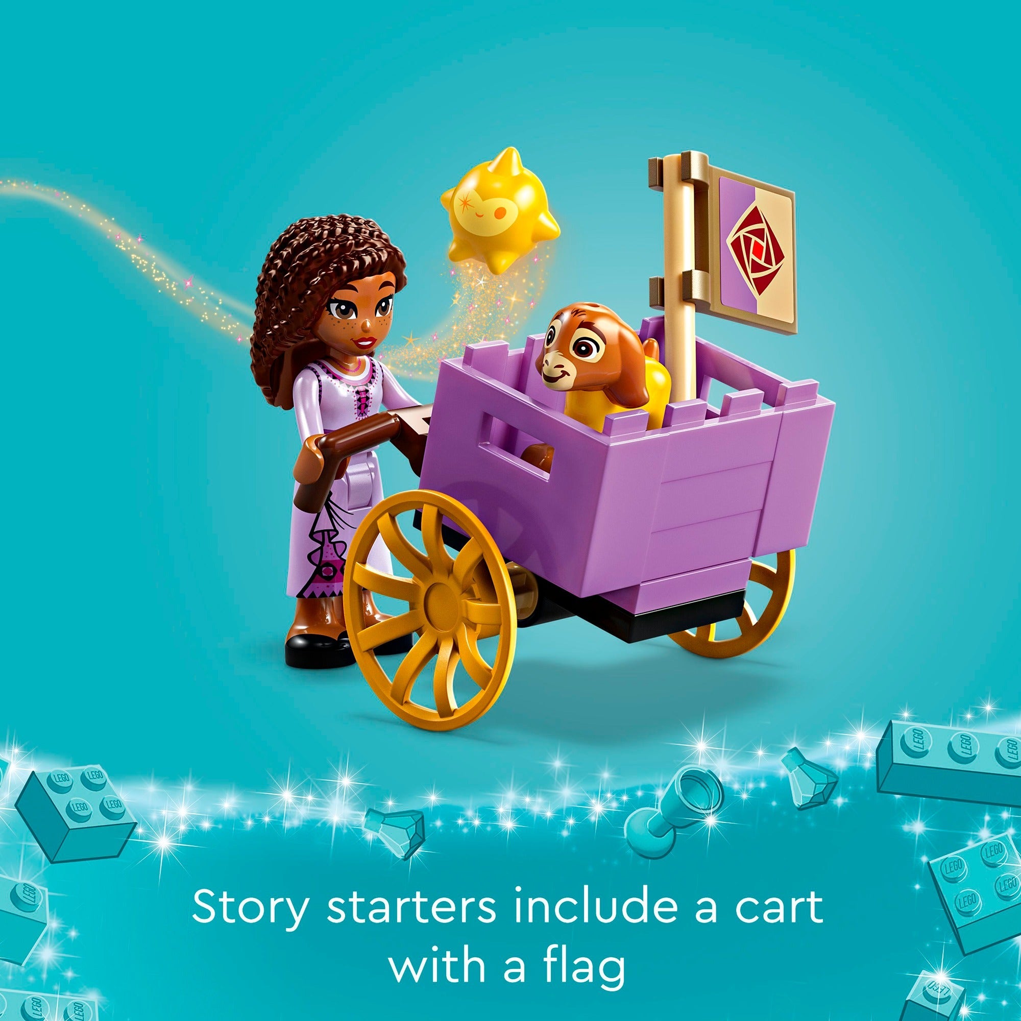Lego disney - asha in de stad rosas constructiespeelgoed (43223)