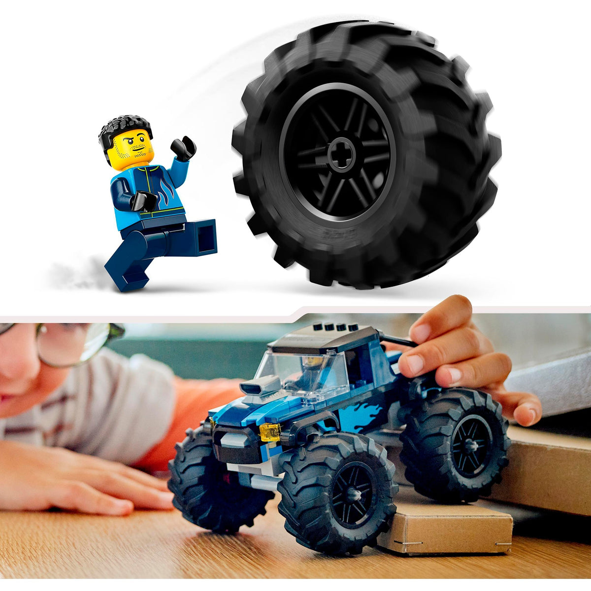 LEGO City - Blaues Monstertruck-Bauspielzeug (60402)