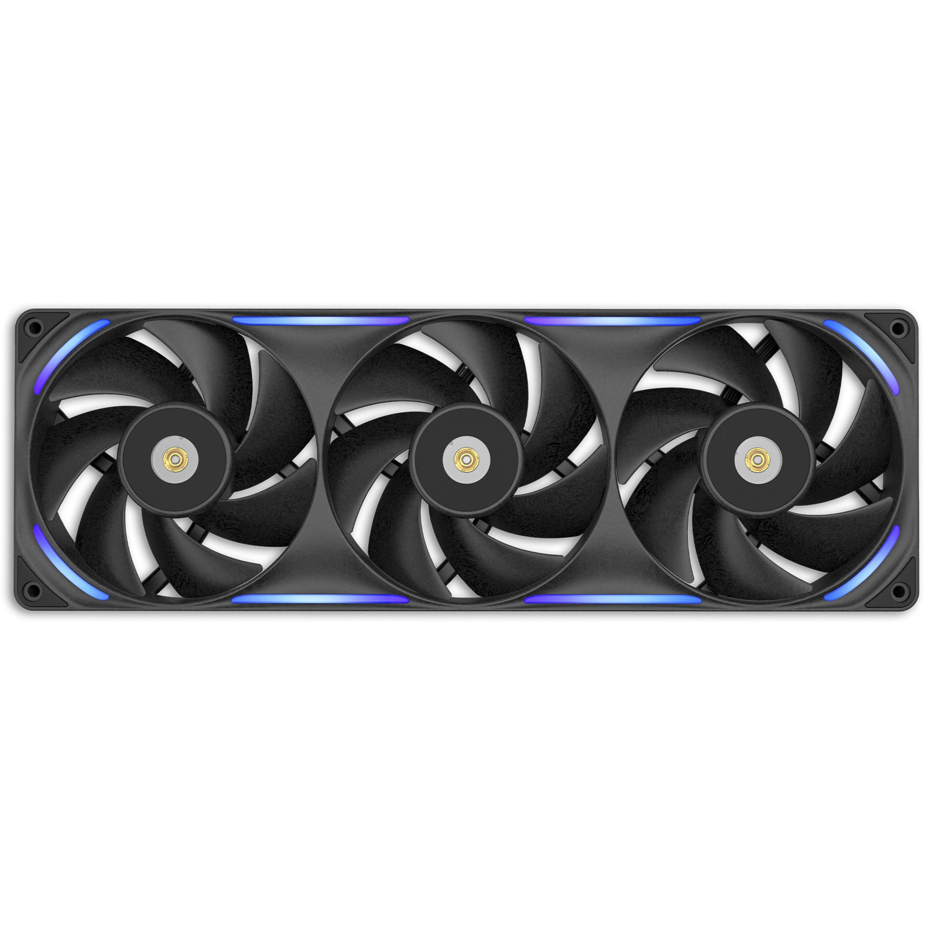 Nzxt f360x rgb case fans (zwart, 3 stuks, 360 x 120 x 30 mm, pwm)