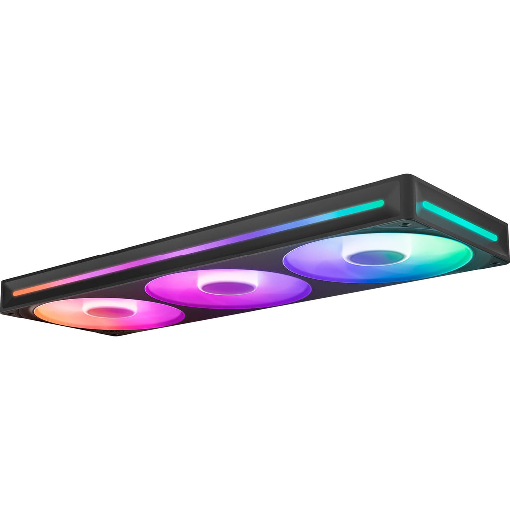 Nzxt f360 rgb core case fans (zwart, 3 stuks, 360 x 120 x 26 mm)