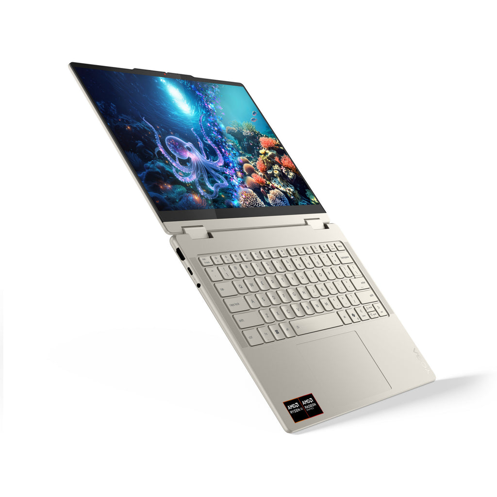 Lenovo yoga 7 2-in-1 14akp10 (83jr00atmh) 14 copilot+ laptop (aluminium | ryzen ai 7 350 | radeon 860m graphics | 16 gb | 512 gb ssd | touch)