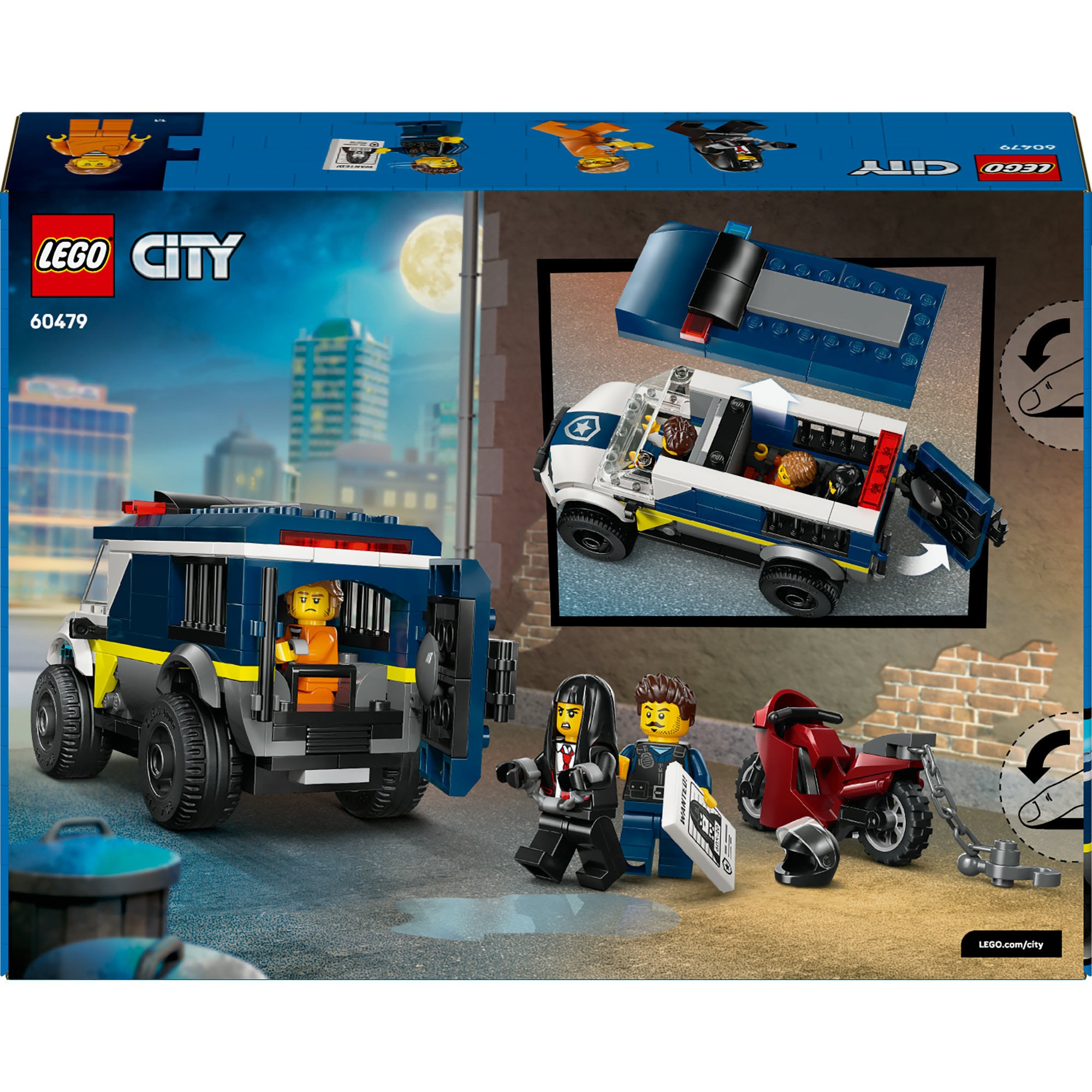 Lego city - politie gevangenentransport constructiespeelgoed (60479)