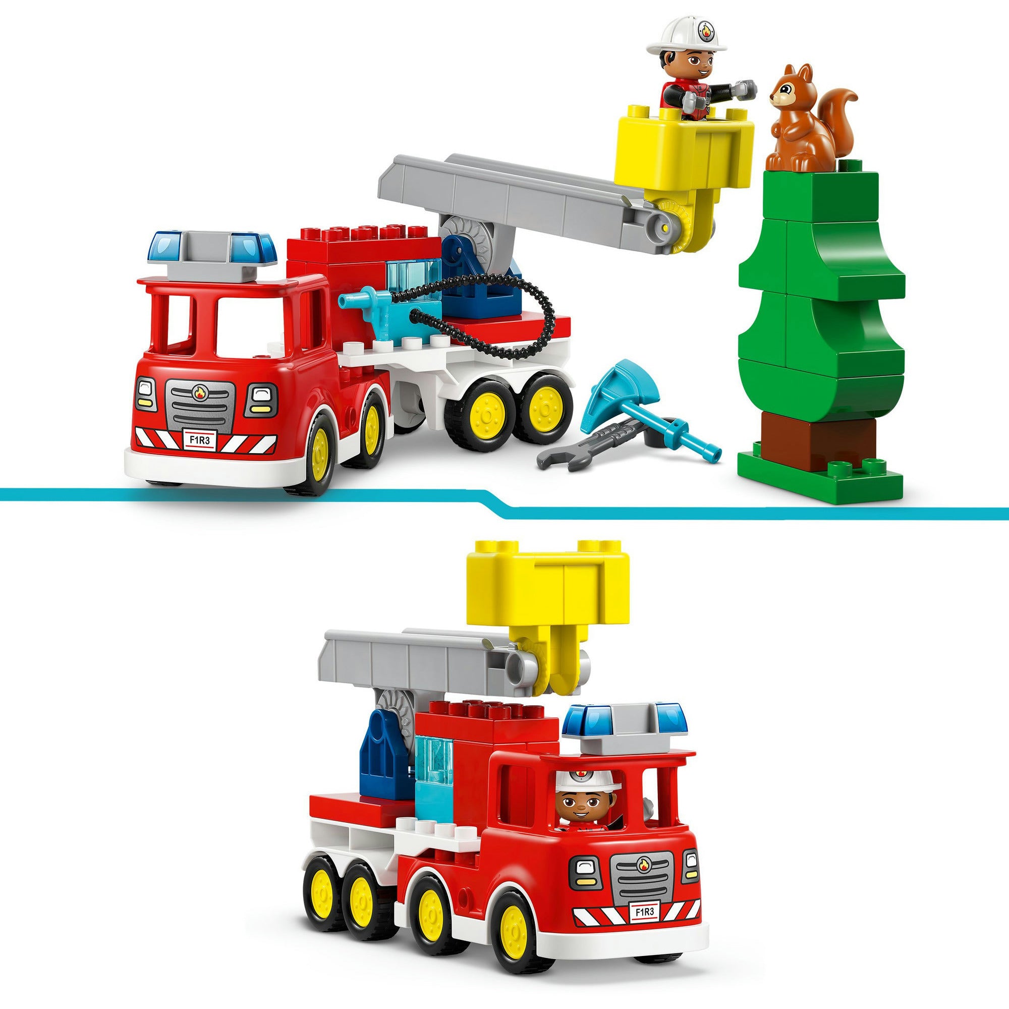 LEGO Duplo 10473 Feuerwehrwagen mit Schlauch und Feuerwehrmann