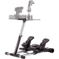 Wheel stand pro deluxe v2 thrustmaster hotas warth houder (zwart, voor thrustmaster hotas warthog, saitek x-55, x52, pro en x65)