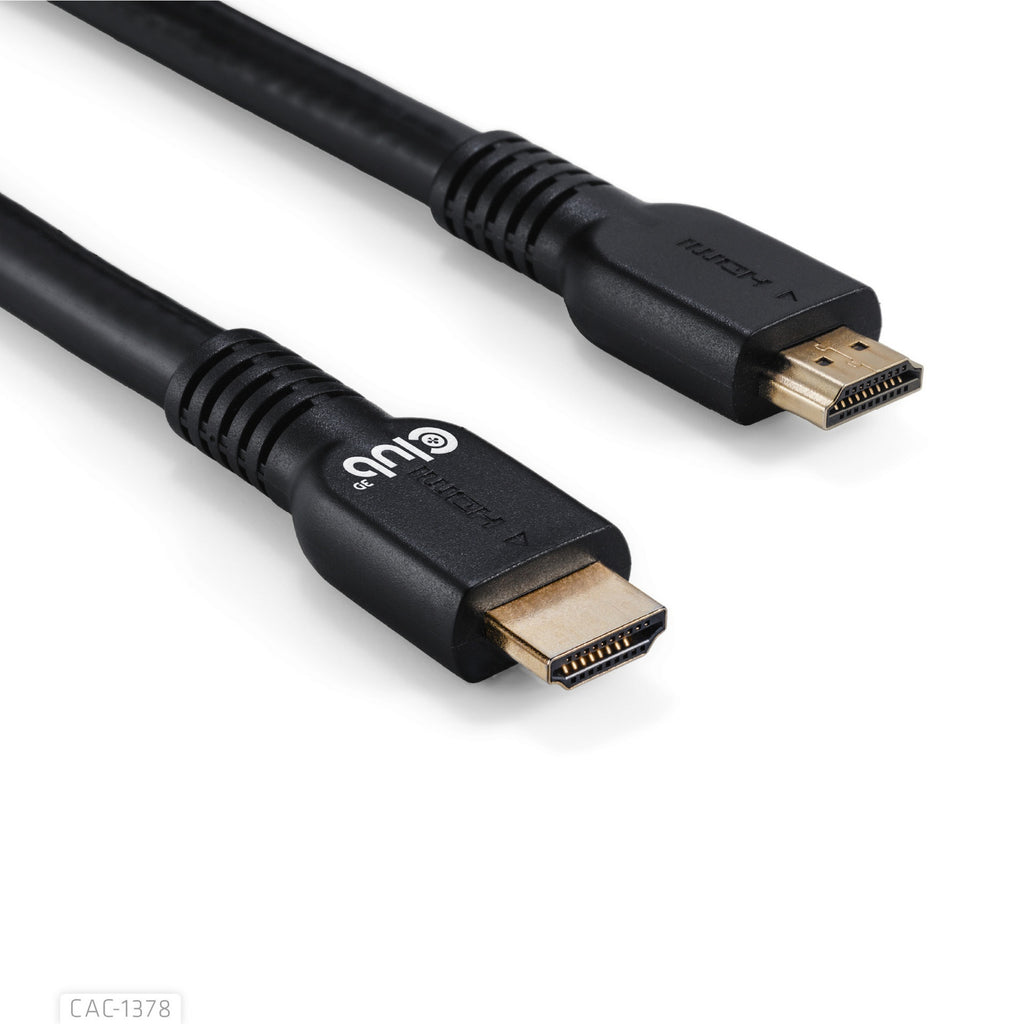 Club 3d ultra high speed hdmi certified kabel (zwart, 7,5 meter, 4k120 hz, 8k60 hz)
