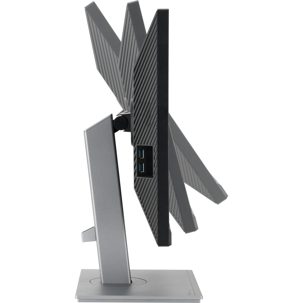 Asus proart display pa248cnv 24 monitor (zwart zilver, 75 hz, hdmi, displayport, usb, lan, audio)