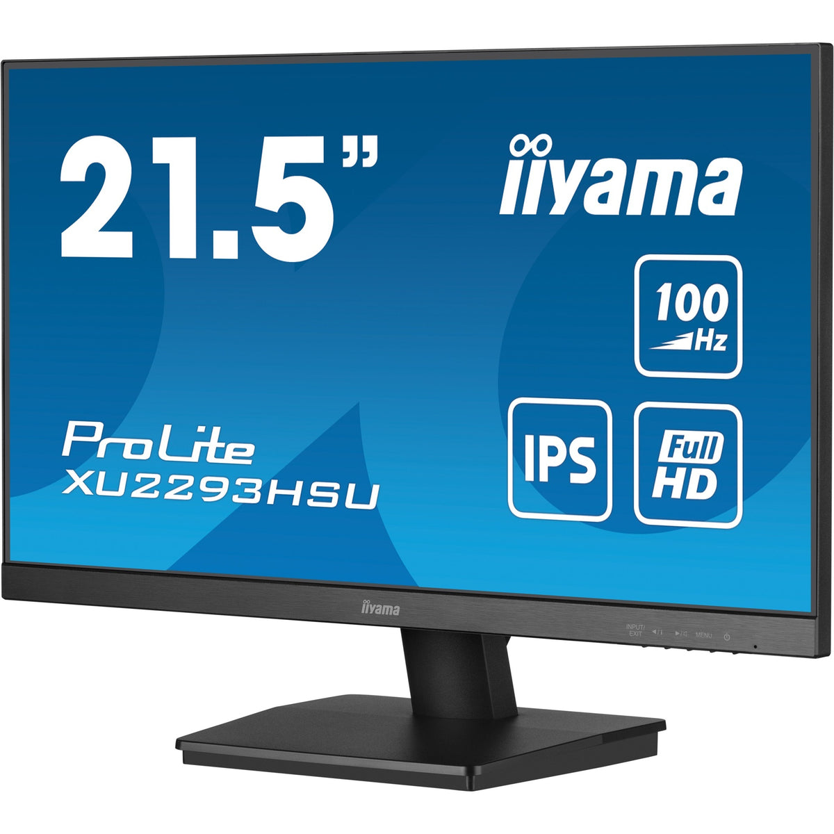Iiyama prolite xu2293hsu-b7 21.5 monitor (zwart, 1x displayport, 1x hdmi, 2x usb-a)