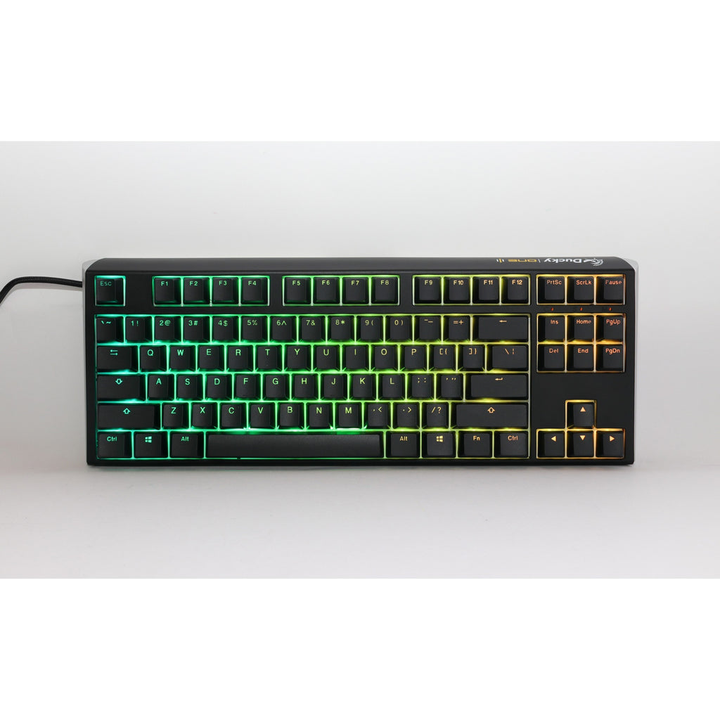Ducky one 3 classic tkl rgb mechanisch toetsenbord (zwart, us lay-out (qwerty), cherry mx silent red, 80% (tkl) , rgb leds, double-shot pbt, hot-swappable, quack mechanics)