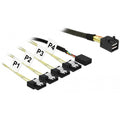 DeLOCK Mini SAS HD SFF-8643 > 4x SATA 7-Pin