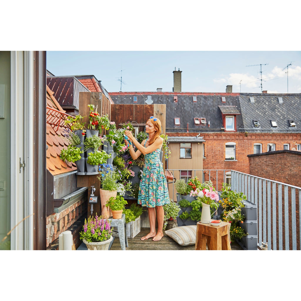 GARDENA NatureUp! Waschset Vertikaler Wasserhahn