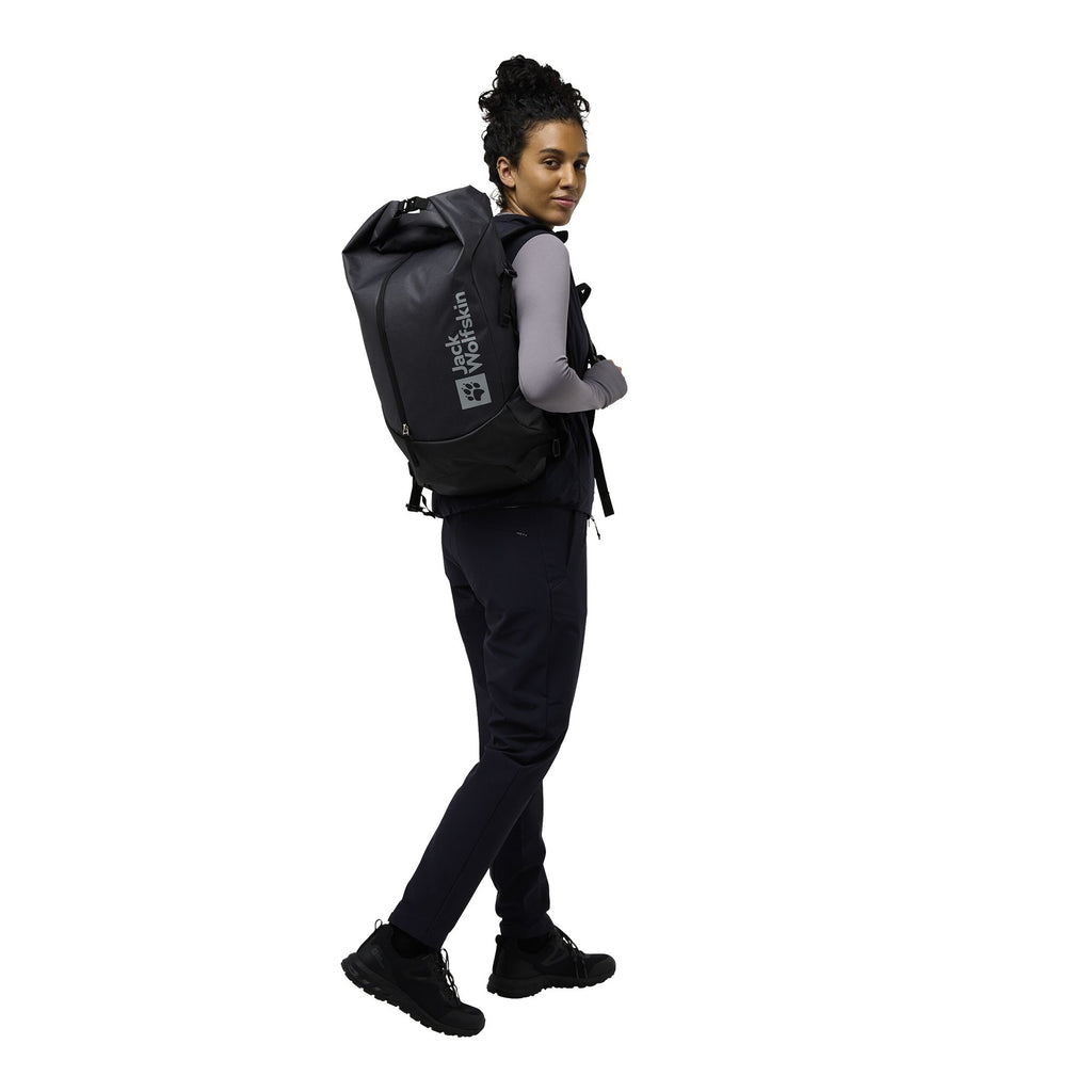 Jack wolfskin all-in pack 30 rugzak (zwart, 30 liter)