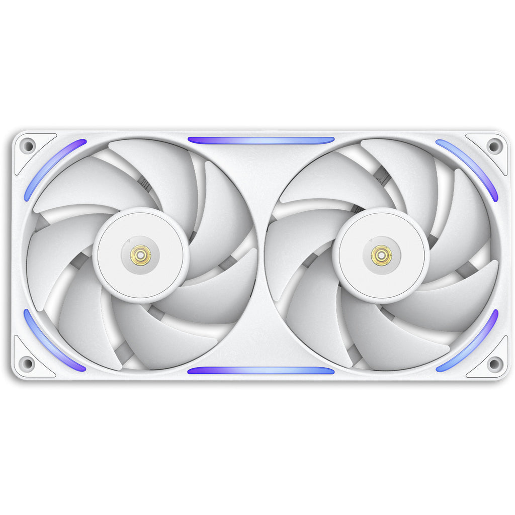 Nzxt f240x rgb case fans (wit, 2 stuks, 240 x 120 x 30 mm, pwm)