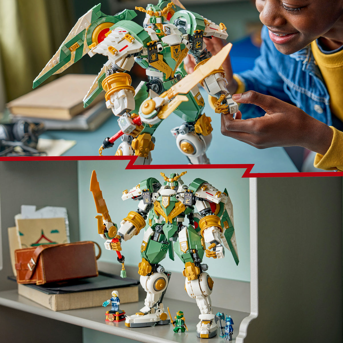 Lego ® ninjago® 15-jarig jubileum: lloyds reusachtige mecha speelgoed 71860