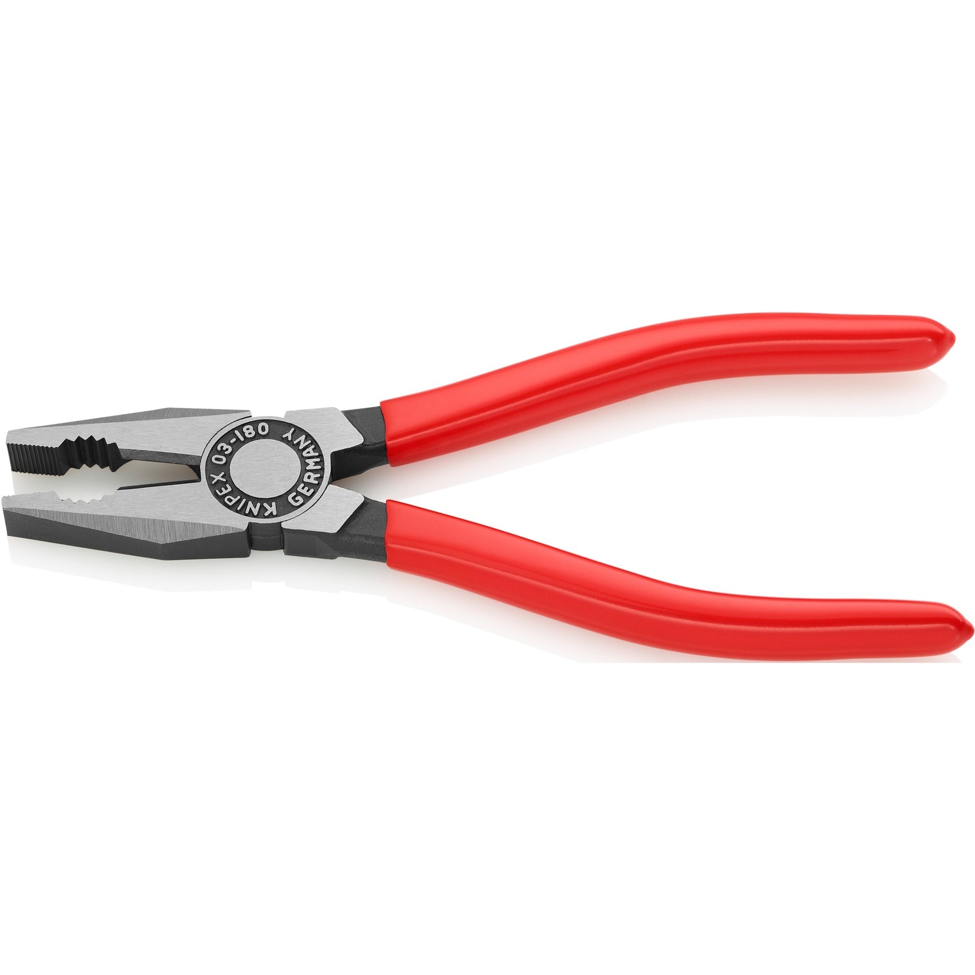 Knipex 03 01 180 - combitang - 180mm met kunststof grepen | geatramenteerd