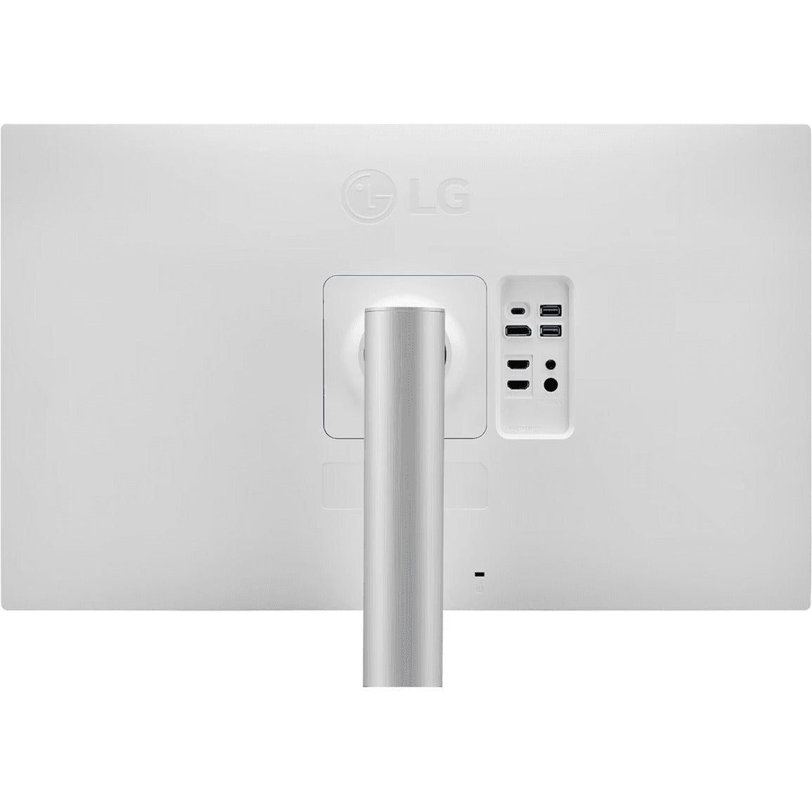 Lg ultrafine 27up850k-w 27 4k uhd monitor (zilver zwart, 2x hdmi, displayport, 2x usb-a, usb-c)