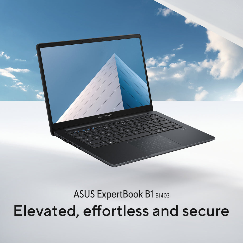 Asus expertbook b1 b1403cva-s63755x 14 copilot+ laptop (grijs | core i7-13620h | uhd graphics | 32 gb | 1 tb ssd)