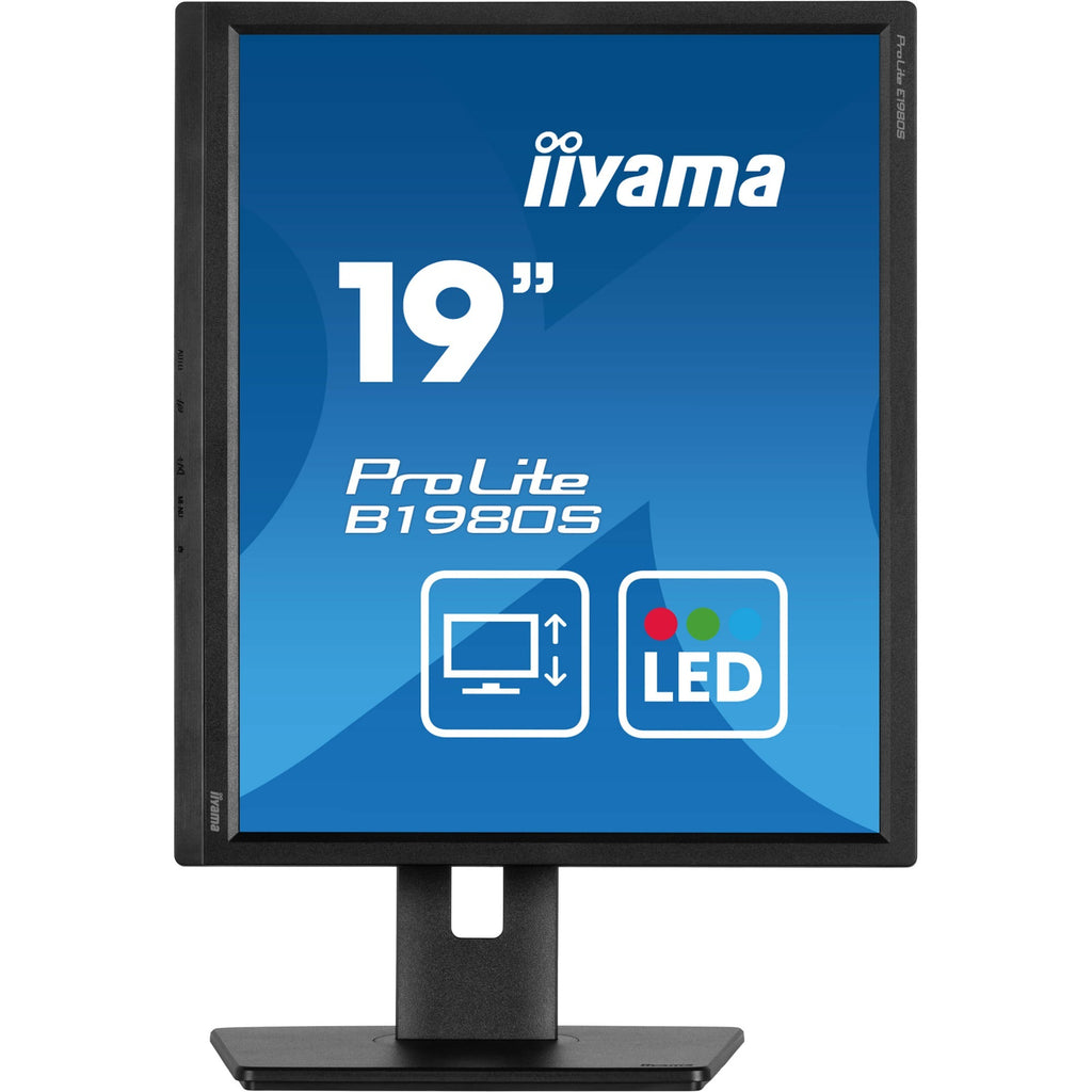 Iiyama prolite b1980s-b1 19 monitor (zwart, 1x displayport, 1x hdmi)