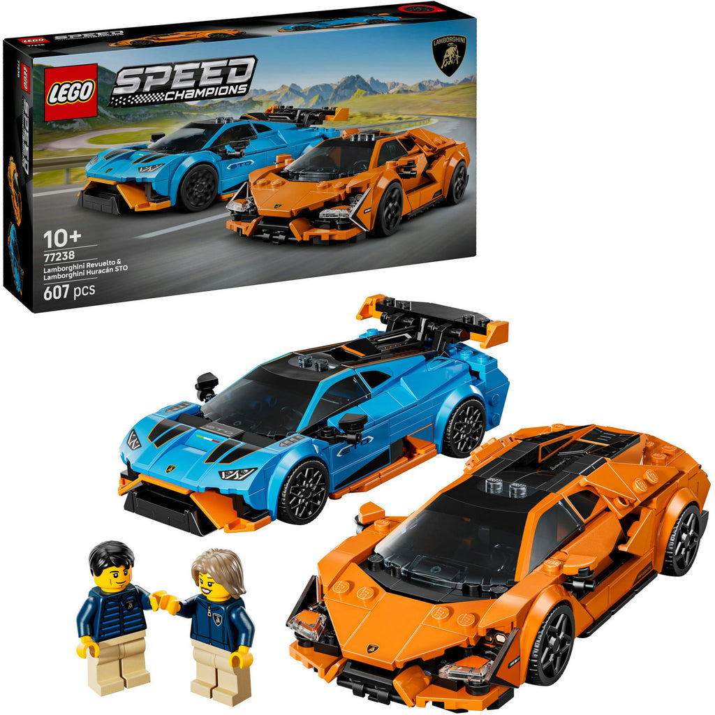 LEGO Speed ​​​​Champions 77238 Lamborghini Revuelto und Huracan Sto