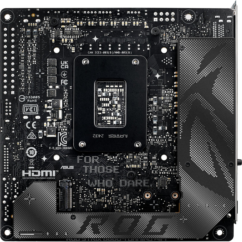Asus rog strix b860-i gaming wifi socket 1851 moederbord (raid, 2.5 gb-lan, wi-fi 7, bt, sound, mini-itx)