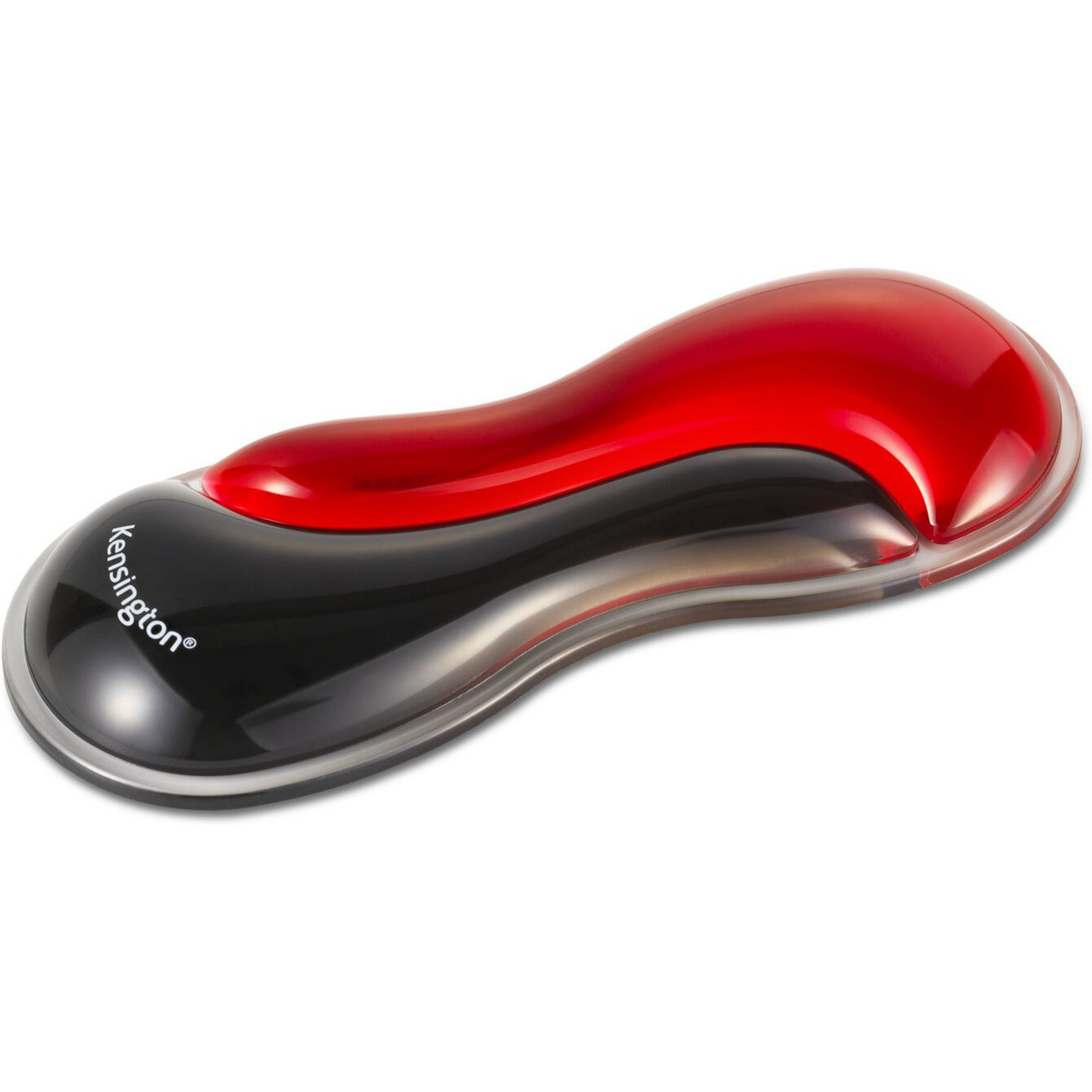 Kensington slim duo gel mouse trackball wrist rest polssteun (rood zwart)