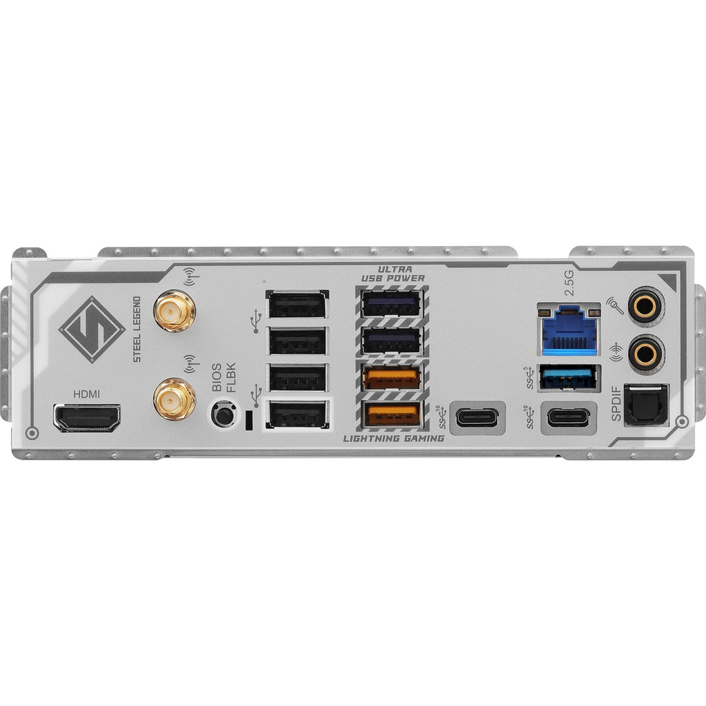 Asrock b850 steel legend wifi socket am5 moederbord (raid, 2.5 gb-lan, wi-fi 7, bt, sound, atx)