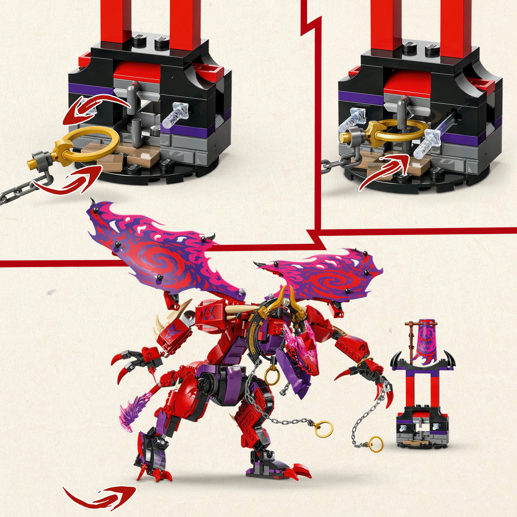 Lego ninjago 71832 thunderfang dragon of chaos