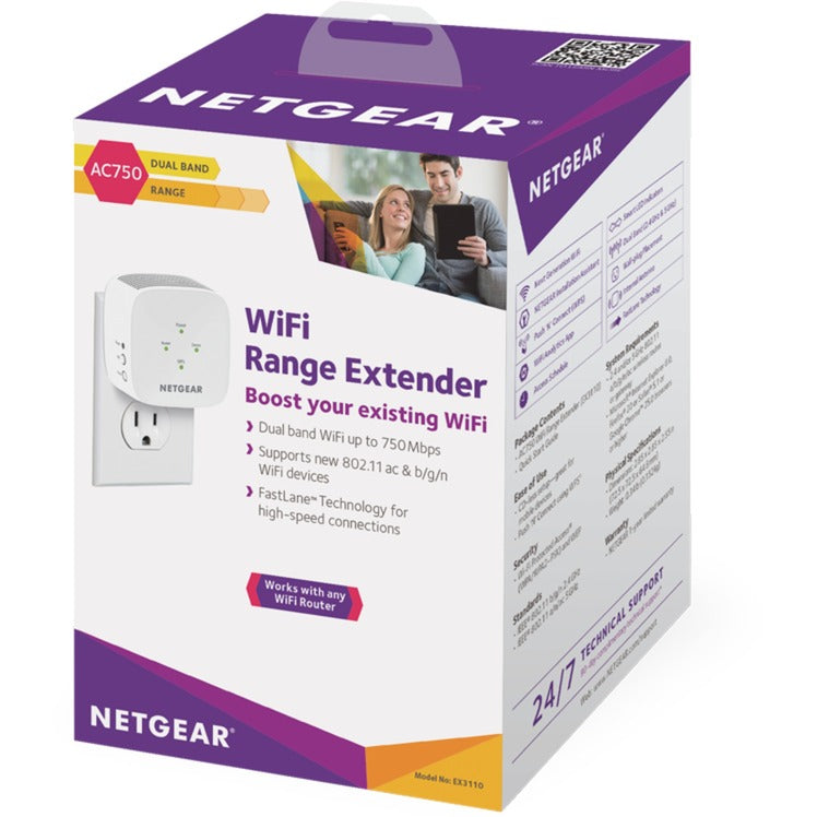 Netgear EX3110 – AC750 WiFi Range Extender