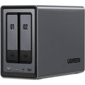 Ugreen nasync dxp2800 (grijs, 2,5gbe, hdmi, usb-c)