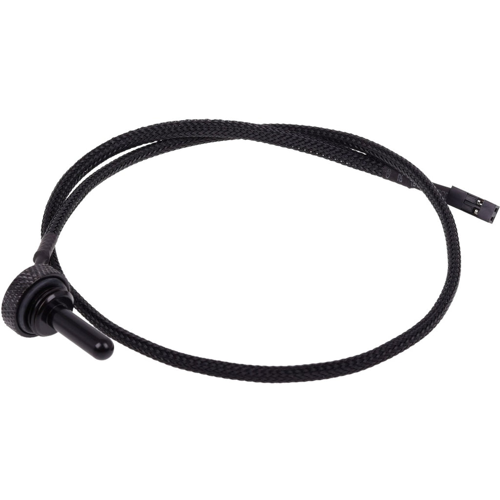 Alphacool eiszapfen temperatuursensor plug g1 4 - diep zwart (zwart)
