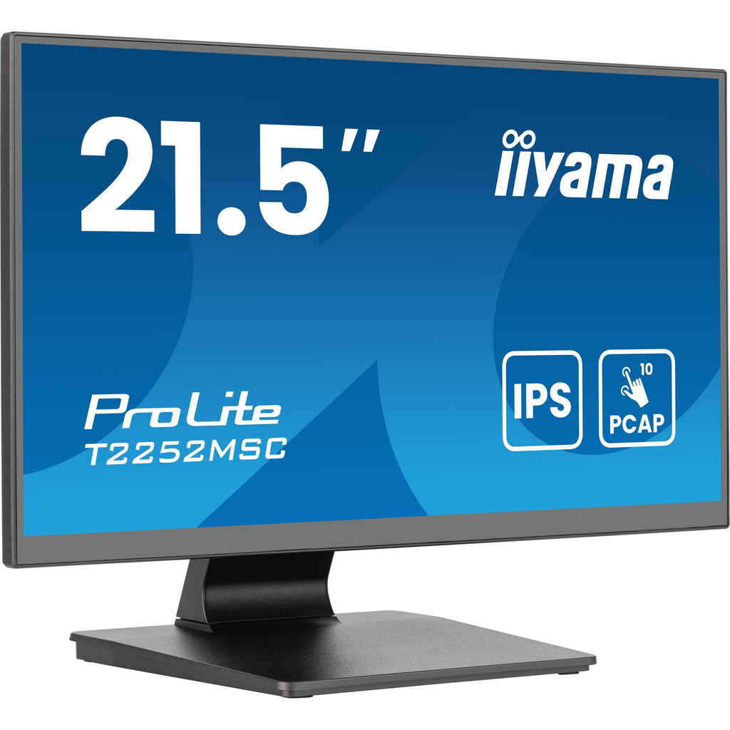 Iiyama prolite t2252msc-b2ag 21.5 touchscreen monitor (zwart, hdmi, displayport, 2x usb-a, usb-b)