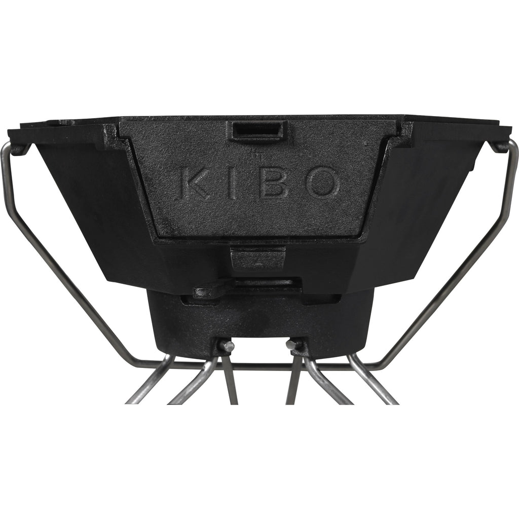 The windmill kibo grill model 3.0 houtskoolbarbecue (zwart)