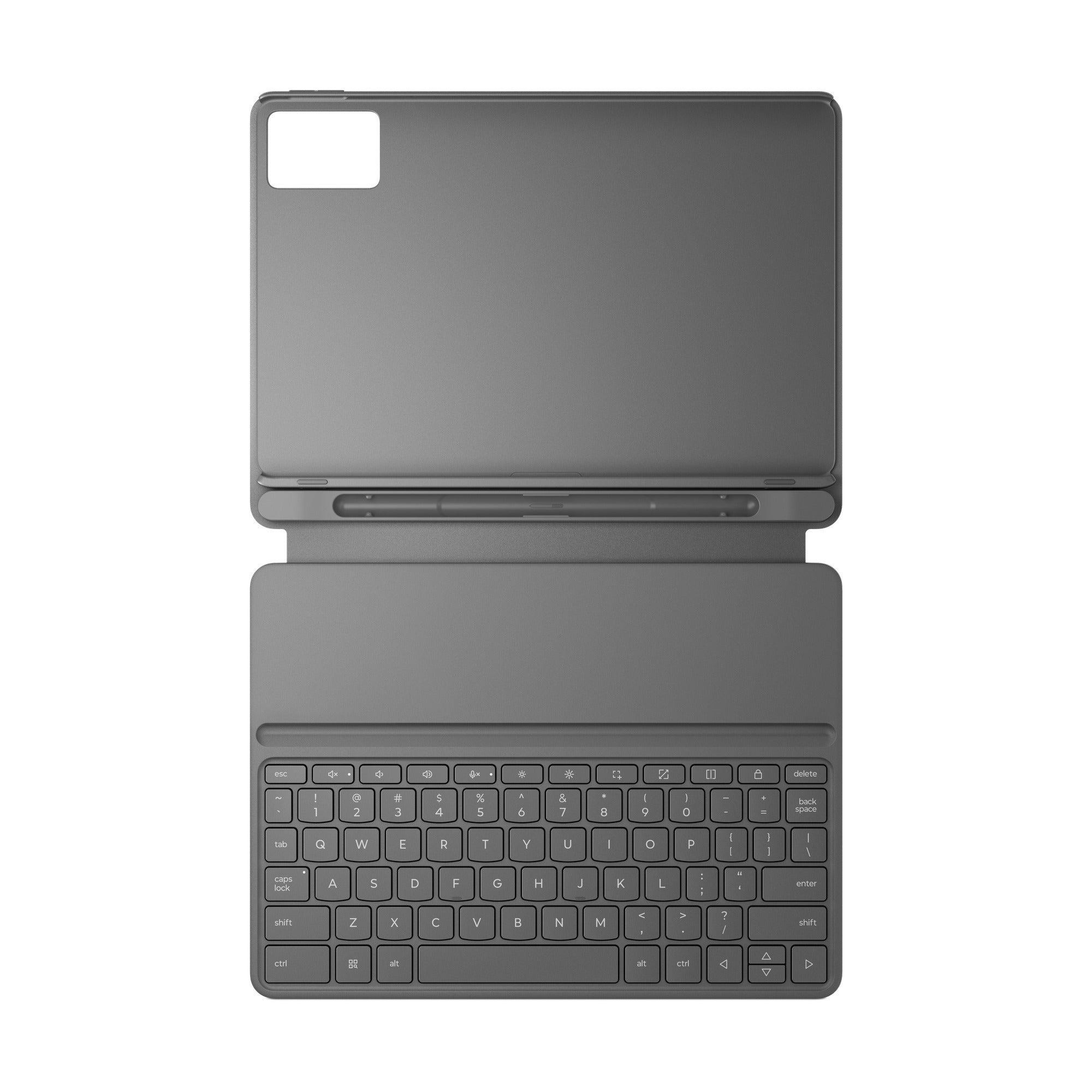 Lenovo folio toetsenbord voor ideatab (grijs, us-international lay-out (qwerty), pogo-pin)