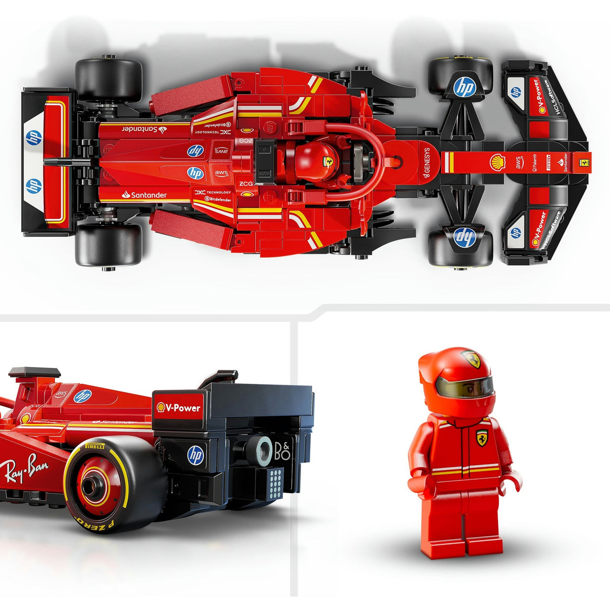Lego Speed ​​Champions 77242 Ferrari SF-24 F1 Rennwagen